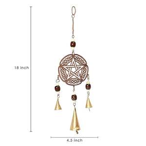 Carillón de viento de Metal Duli para colgar en la pared Feng Shui con campanas colgantes de Metal, carillones de viento con acabado dorado para la decoración de la sala de estar del hogar - Product Image 6