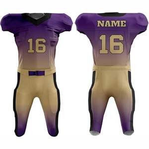 Best Design Custom Breathable Moisture-Wicking American Football Jersey with Short Sleeve Premium Sports Wear - Product Image 4