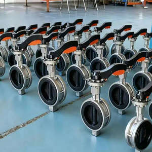 2 Jahre Garantie ANSI DN120 Manuelles Edelstahl 304 Wafer-Absperrklappenventil für Wasser, Öl & Gas - Product Image 1