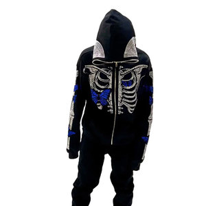 Sudaderas con cremallera de cara completa para hombre de calidad superior Nuevo estilo de lana sólida para invierno Alta fabricación - Product Image 2