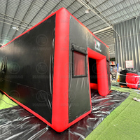 Portable Golf Formation Cage Gonflable Simulateur De Golf Projecteur Tir Pop up Golf Simulateurs Tente pour Intérieur Extérieur