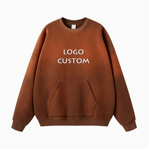 Sudadera con Capucha Informal de Invierno para Hombre, Corte Regular, Algodón Grueso, Sudadera Lisa, Logotipo Personalizado, Precio Bajo - Product Image 4