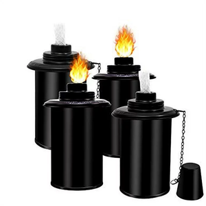 Torche Tiki de jardin extérieur Cintronella de 60 pouces vente en gros bon marché en acier inoxydable métal directement de l'usine indienne - Product Image 5