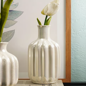 Jarrón de suelo grande de porcelana azul cobalto vibrante con lotos y hojas de lirio pintados a mano, hermoso jarrón. - Product Image 2