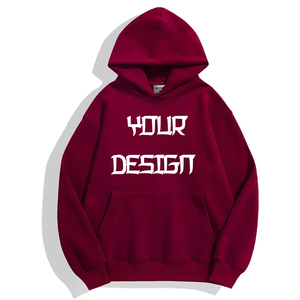 Sweat à capuche personnalisé 100% coton délavé à l'acide pour hommes et femmes sérigraphie Logo et broderie avec graphique personnalisé - Product Image 3