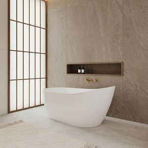 Baignoire autoportante rectangulaire Salvere FW-8822-67, moderne, installation facile, en acrylique, pour appartement - Product Image 2