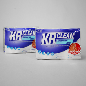 Krclean Toallitas Ecológicas 15x15cm 400 Hojas Estilo Liso PARA EL Cuidado del Bebé y La Mamá - Product Image 4