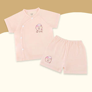 Conjunto de Ropa para Bebé Unisex ALB01, Diseño de Dibujos Animados, Tejido de Punto Transpirable, 95% Modal, 5% Elastano, Manga Corta, 4 Estaciones, Vietnam - Product Image 3