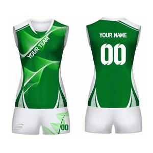 Vente en gros d'uniformes de volley-ball personnalisés de haute qualité à sublimation conceptions pour femmes - Product Image 2