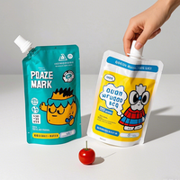 100ml 120ml 150ml 500ml Emballage de purée de fruits biologiques refermable écologique pour aliments pour bébés