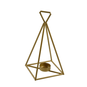 Porte-bougie unique, design luxueux, bougeoir peint pour la maison, la villa, le dîner et la décoration de mariage - Product Image 1