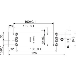 Plaque de montage pour cheminée Geze TS 3000 Silver - Product Image 5
