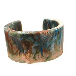 Hot Sell 2025 <b>Bangle</b> RESIN Cuff <b>Bangle</b> <b>Bracelet</b> for Women and Girls - Product Image 1