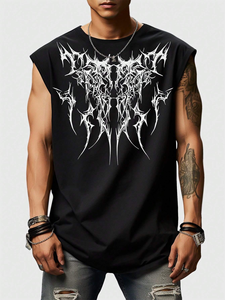 Camisetas de Tirantes para Hombre con Logotipo Personalizado, Estilo Casual Vintage para Gimnasio, Ajuste de Alta Calidad, 100% Algodón, 275 GSM, Transpirables, de Secado Rápido, Cuello Redondo - Product Image 6