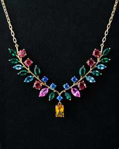 925 Sterling Silver Emerald Necklace with <b>Pendant</b> Cute Fashionable <b>Charm</b> for Women Fine Jewelry - Product Image 1