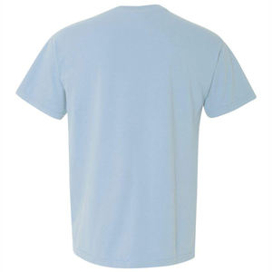 Mode décontracté hommes t-shirt doux coton à manches courtes o cou respirant léger été couleur unie confortable en gros haut - Product Image 4