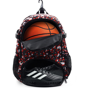 กระเป๋าเป้บาสเก็ตบอลสำหรับผู้ชายกระเป๋าฟุตบอลพร้อมช่องเก็บลูกและช่องใส่รองเท้าสำหรับฝึกบาสเกตบอลวอลเลย์บอล - Product Image 4