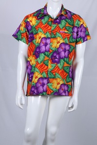 <b>Mens</b> Casual <b>Shirt</b> Beach Short sleeve <b>shirts</b> palm tree printed polyester <b>shirts</b> summer clothing Custom Island wear <b>men</b> dress - Product Image 2