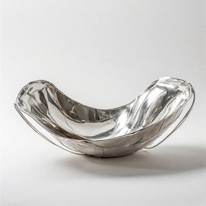 Porte-fruits de luxe en fer avec revêtement velouté, bords arrondis doux et style affirmé pour les espaces de vie contemporains - Product Image 5