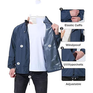 Chaqueta Impermeable para Hombre Más Vendida, Chaqueta Impermeable con Diseño Personalizado Completo con Logotipo Bordado o Impreso, Subida por Dress Sports - Product Image 6
