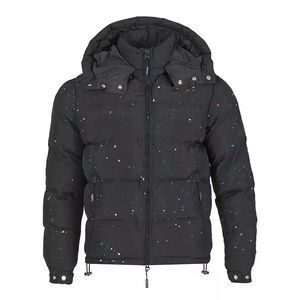 Vente de gros Veste matelassée haute qualité personnalisée pour hommes Service OEM Nouvelle veste imprimé avec logo pour la saison d'hiver - Product Image 4