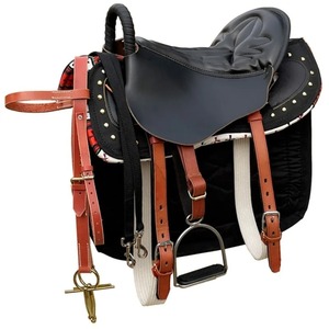 Almohadilla de Silla de Montar para Caballo Reforzada y Ecológica con Forro de Lana, Asientos Suaves, Juego Completo, Color y Logotipo Personalizables - Product Image 2