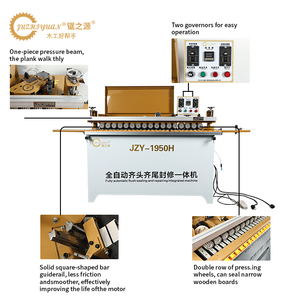 Nhà máy bán Chất lượng cao Tự động cạnh dải máy cho đồ nội thất Gỗ PVC cạnh bander thẳng và đường cong 1950H - Product Image 6