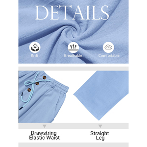 Pantalon d'été pour hommes, style outillage extérieur, mode américaine, pantalon tricoté pour hommes, grande poche, taille moyenne, décontracté, coton solide. - Product Image 3