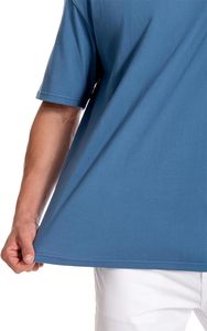 T-shirt à épaules tombantes 100% coton de haute qualité pour homme Tissu tricoté personnalisé - Product Image 5