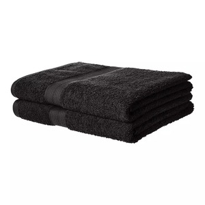 Solid Color Cotton Bath <b>Towel</b> Rectangular Plain Dyed Home Use <b>Towels</b> - Product Image 1