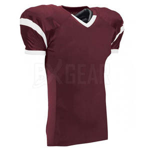 ชุดฟอร์มฟุตบอลอเมริกันวัสดุโพลีเอสเตอร์100% พร้อมหมายเลขโลโก้และการพิมพ์ชื่อเหมาะกับทีม - Product Image 4