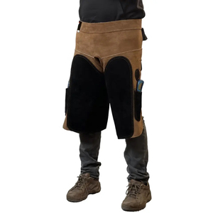 Tablier de maréchal-ferrant professionnel Chap en cuir de vache de force pour le ferrage de chevaux et le toilettage Instruments vétérinaires équestres - Product Image 3