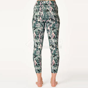 เลกกิ้งออกกำลังกายผู้หญิง ทรงสครันช์บัตต์ ดีไซน์ปรับแต่งได้ เอวยางยืด ผลิตจากผ้าสแปนเด็กซ์/ไนลอน คุณภาพสูง ราคาประหยัด - Product Image 1