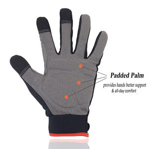 Guantes de Trabajo de Cuero para Invierno, para Trabajo en Exteriores, Industria Ligera y Manipulación Mecánica, Cómodos y Duraderos - Product Image 3