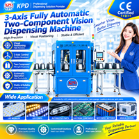 3 Eksenli CNC Otomatik AB Tutkal Dolum Makinesi, LED Aydınlatma Modülleri PCB Elektronikleri için Görüntüleme Kontrolü Konumlandırma Sistemli