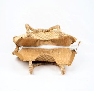 Suer Selling Jute Tote <b>Bags</b> Customized Stitches Fabrics Sizes <b>Unique</b> Designed Handmade Jute <b>Bag</b> for Sale - Product Image 6