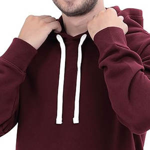 Sudadera con capucha de lana de Color granate Sudadera con capucha de etiqueta privada Sudadera con capucha personalizada Suave y cómoda Sudaderas CON CAPUCHA DE siguiente nivel hechas a medida - Product Image 4