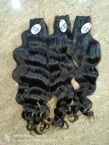 100% Indian Real Temple Remy Cabello humano Grado a Material - Product Image 3