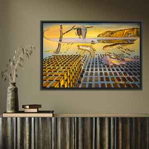 Salvador Dali Canvas Print: The Disintegration of Perseverance,BLACK FRAMED CANVAS - Product Image 1
