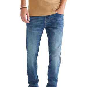 Jeans en denim noir pour hommes, taille plus, logo personnalisé, tendance streetwear 2024, pantalon de mode, vente en gros - Product Image 2