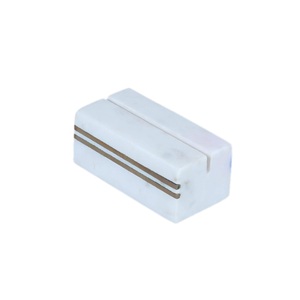 Porte-cartes en marbre blanc à des fins professionnelles avec couleur et tailles personnalisées pour les bureaux avec les tailles de 12.7x7.6x2 cm - Product Image 4
