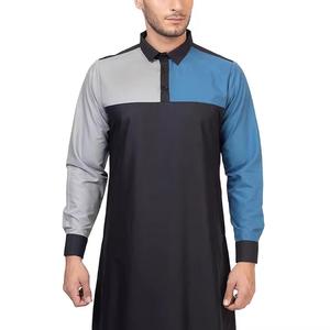 Premium Emirati Thobe Marrón Lujo Kandura Tradicional Árabe Desgaste Elegante Hombre Jubba Suave - Product Image 6