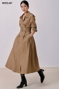 2024 Newest Design Casual Women Dresses A-Line Aberfa Flared Dress Eco-Friendly Fabric Women'S Clothing Whiteant Vietnam Factory - Product Image 3