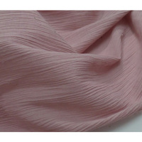 Tissu Georgette Viscose haute torsion qualité fil peigné personnalisé tissu à mouvement rapide durable réutilisable 100% coton durable