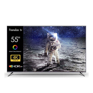 Téléviseur LED intelligent Android sans cadre 55" 65" 75" 85" 4K Ultra HD HDTV avec Wi-Fi - Product Image 1