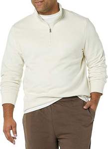 Sudadera con Capucha Extra Grande con Logotipo Personalizado, Lavado Ácido, 100% Algodón, Media Cremallera, Sudadera con Capucha para Hombre, Sudadera con Cremallera de Mezcla de Algodón - Product Image 3