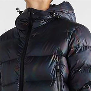 Ropa de burbujas con logotipo personalizado para hombre, ropa de calle, chaqueta acolchada de invierno de gran tamaño, chaqueta gruesa y cálida para hombre, chaqueta de invierno para hombre - Product Image 5