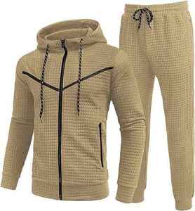 ชุดวอร์มแขนยาวผู้ชาย ระบายอากาศได้ดี ชุดกีฬาสำหรับฝึกซ้อม ฤดูใบไม้ร่วง ฤดูหนาว คุณภาพสูง ทันสมัย โดดเด่นไม่ซ้ำใคร สำหรับผู้ชาย - Product Image 4