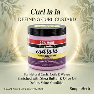 Gel Coiffant Bio Définition des Boucles pour Cheveux Noirs – Sans Résidus, Anti-Frisottis, avec Crème Coiffante pour Cheveux Bouclés et Frisés, Maintien des Tresses et des Twists - Product Image 2