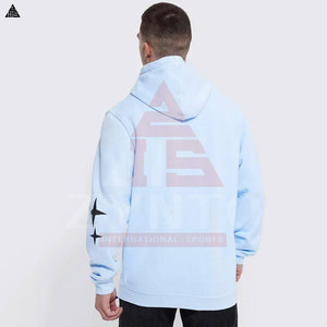 Sweat à capuche matelassé pour homme en coton 100% de qualité supérieure, basique, en mélange de coton, classique, avec impression personnalisée, design automne - Product Image 5